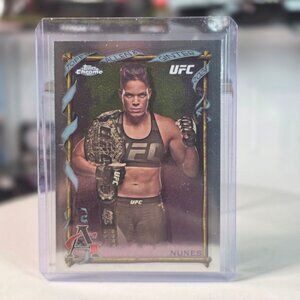 2024 Topps Chrome UFC Allen & Ginter Amanda Nunes AAG-8 Bantamweight Champion Ca